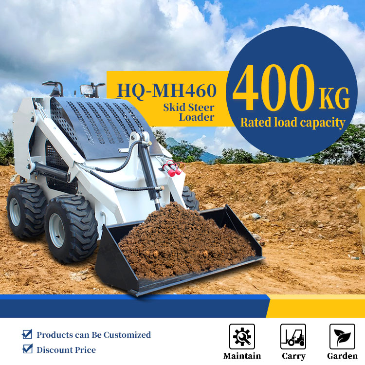 0-6km/h Working Speed Mini Skid Steer Loader with Epa Engine and 1000kg Rated Loading