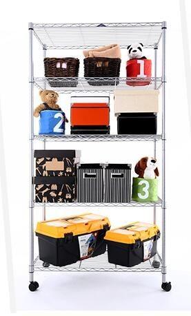Metal Garment Display Tool Storage Rack Store Shelving Fixtures For Retail