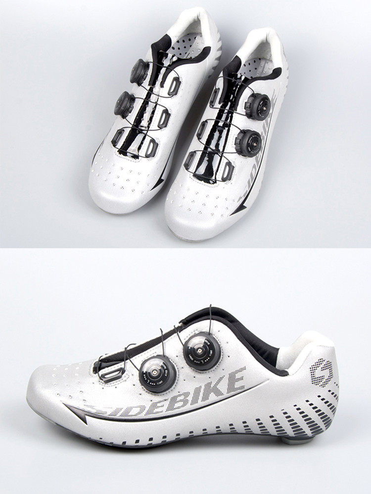 Multifunctional Carbon Fiber Cycling Shoes , Carbon Bike Shoes Shockproof