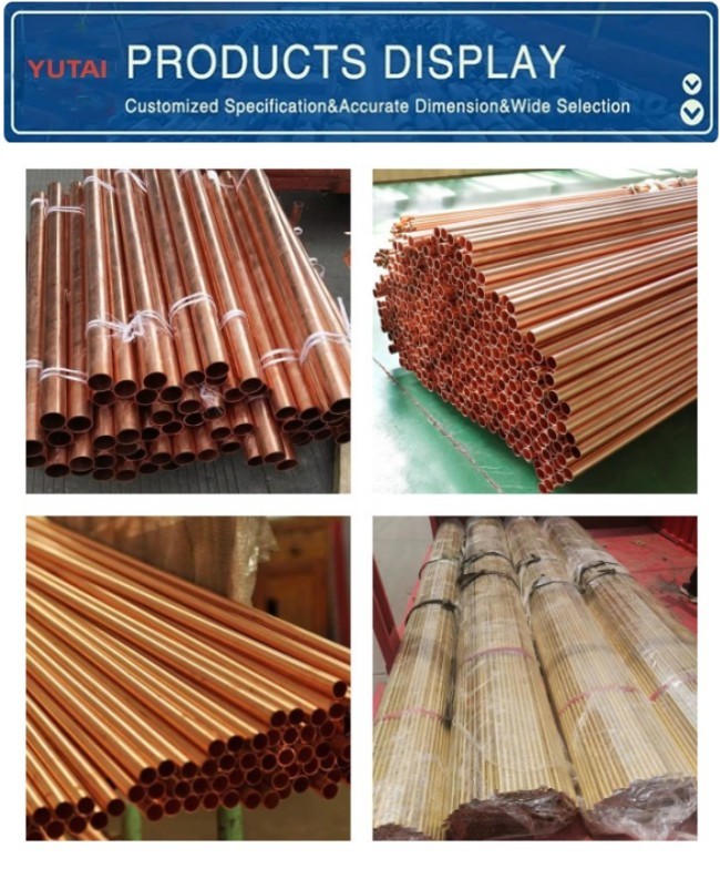 99.99% Pure Copper Round Pipe High Tensile Strength