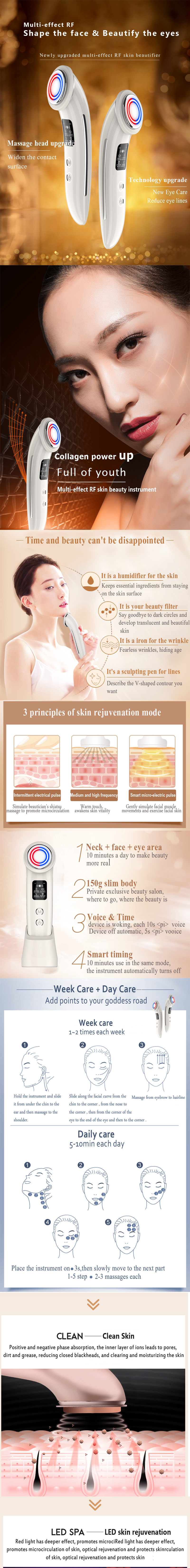 FDA Approved RF Beauty Machine Portable Mini Rf Face And Body Beauty Device