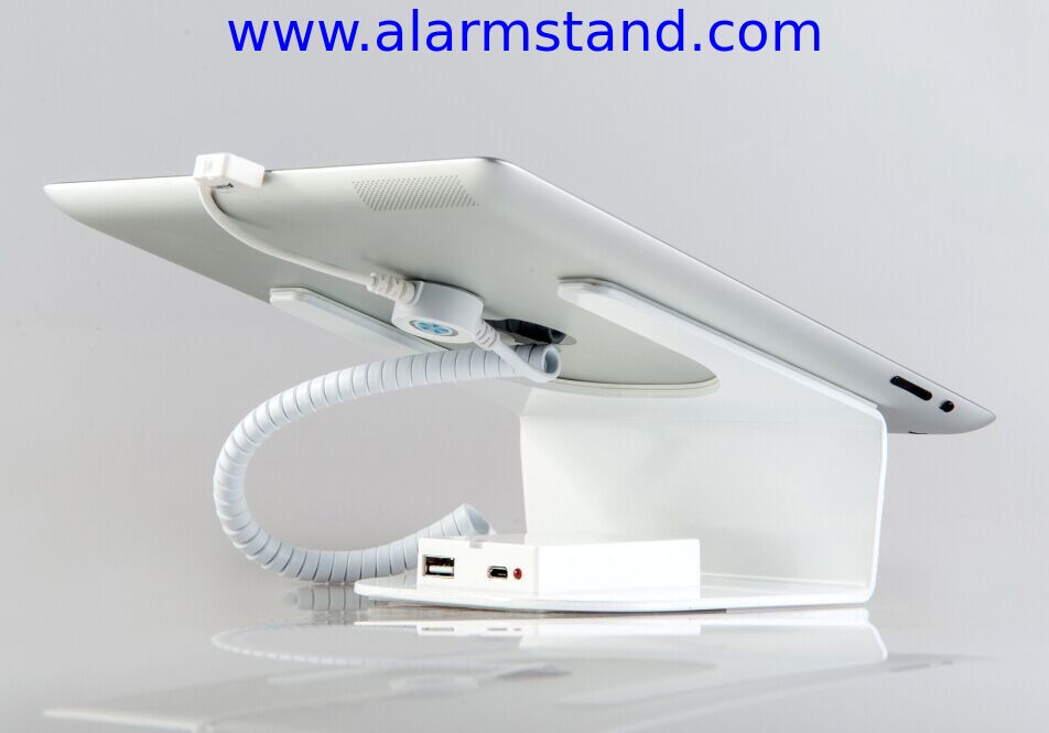 COMER anti-lost alarm system for cellphone retailer shops anti theft countertop display tablet stand