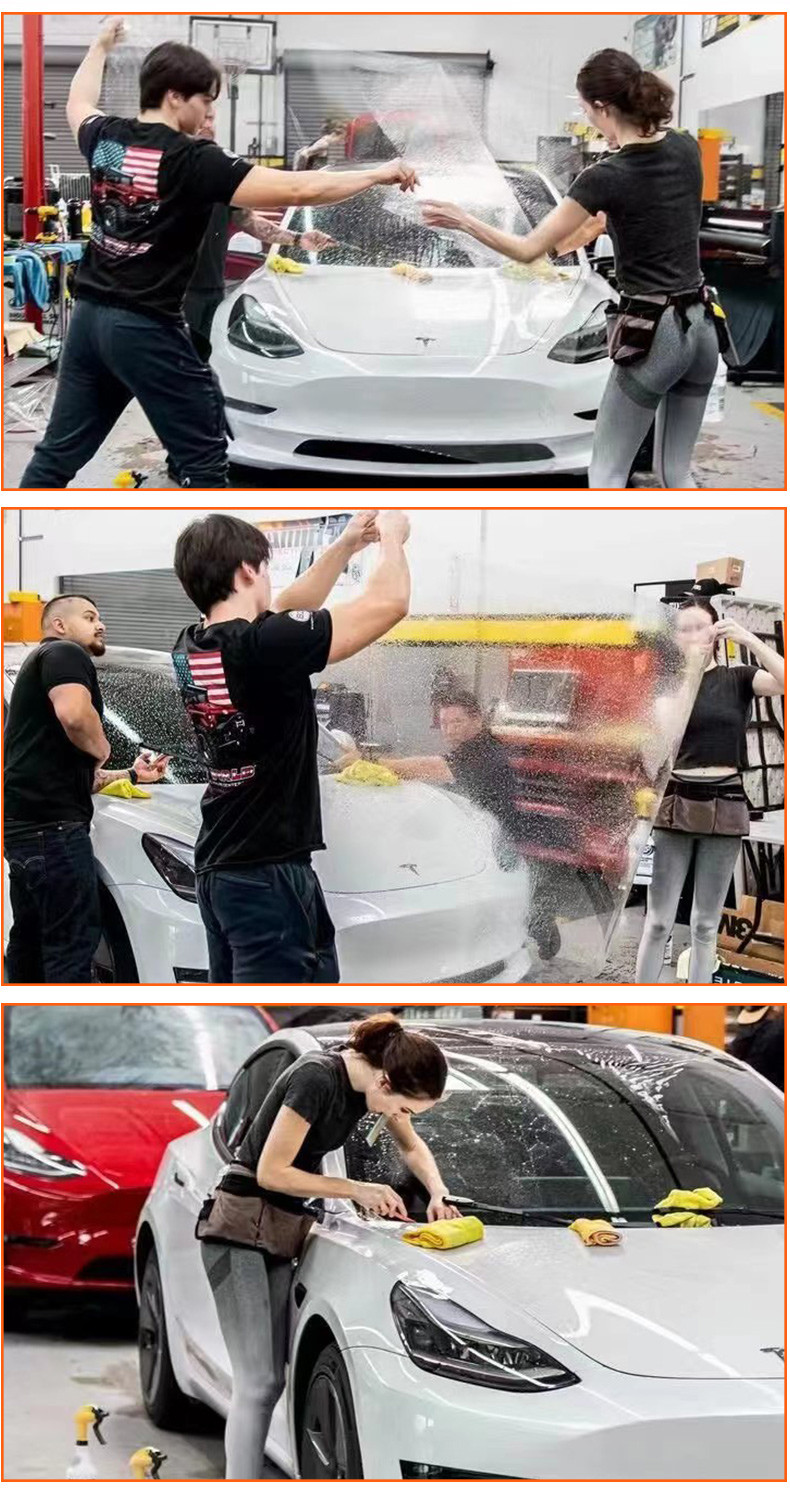 TPU Anti-Scratch UV Protection Car Windshield Protection Film Sand Proof 7.5mil Car Windshield Film