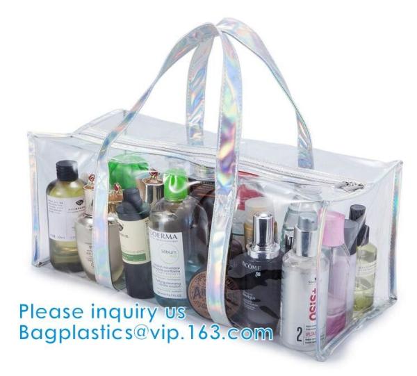 Eco Shopping Bags Toiletry Kits Pvc Zipper Pouch Makeup Cosmetic Travel