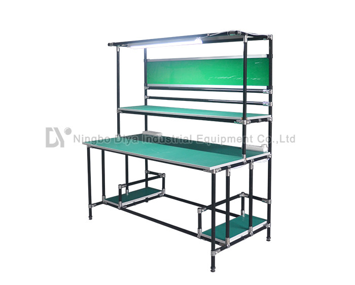 Anti Static Production Industries Workbench ,Black Lean Tube Detection Workbench
