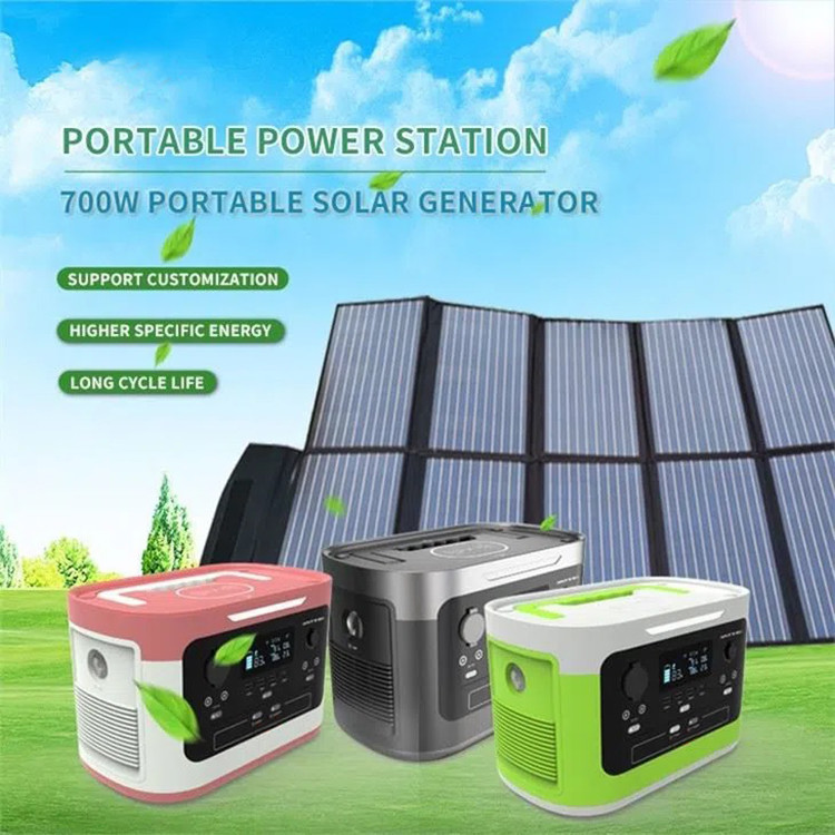 110V 230V Portable Solar Powered Generator Storage Energy Solar Power System