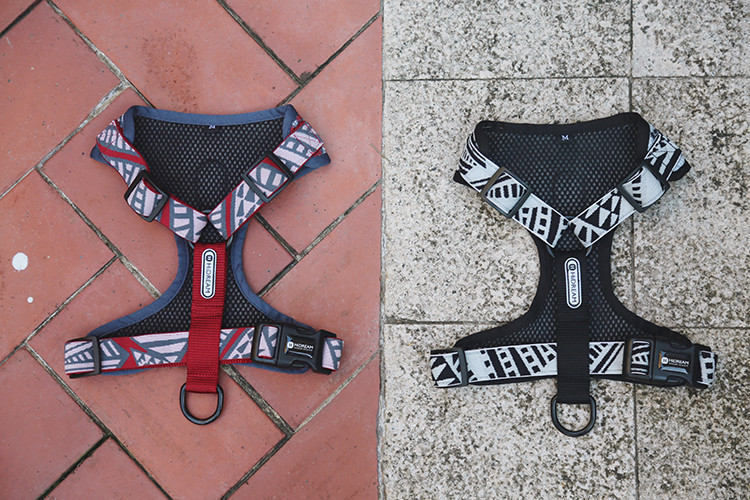 Nylon Padded Reflective Mesh Dog Harness With Handle Puppy Chest Harness