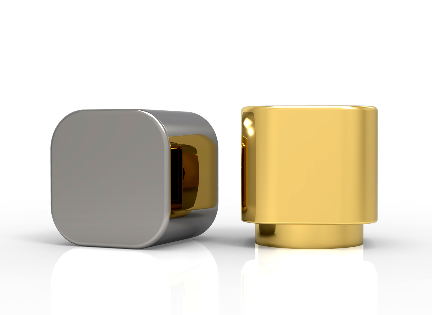 Unique Customized Luxury Resin Perfume Bottle Lid , Custom Metal Perfume Cap