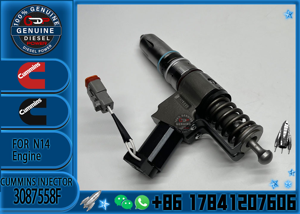 Auto Parts Common Rail Diesel Fuel Injector 3407776 3411385 3087558F For Cummins QSN14 N14
