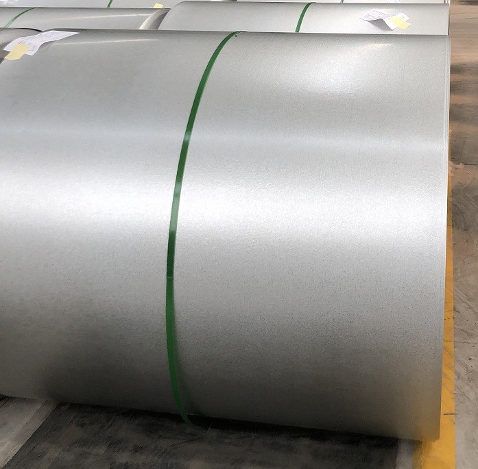Aluzinc steel coils 55%Alu-Zinc For SS80 STRUCTURAL Grade cold rolled steel vertical package