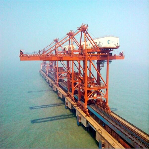  Bulk Materials Handling Belt Type Grab Ship Unloader System At Sea Port Terminal Manufactures
