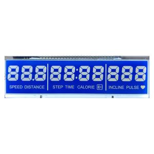 5.0 V Negative Transmissive HTN Segment Code LCD Treadmill Display