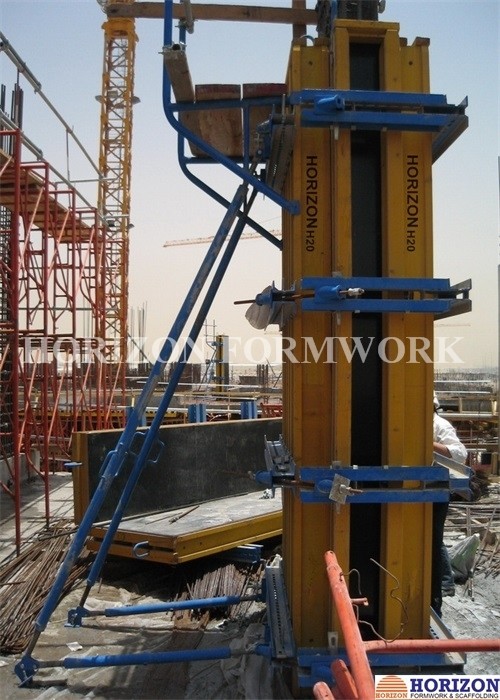 Concrete column formwork. Concrete Wall Formwork, Wall formwork, vertical formwork
