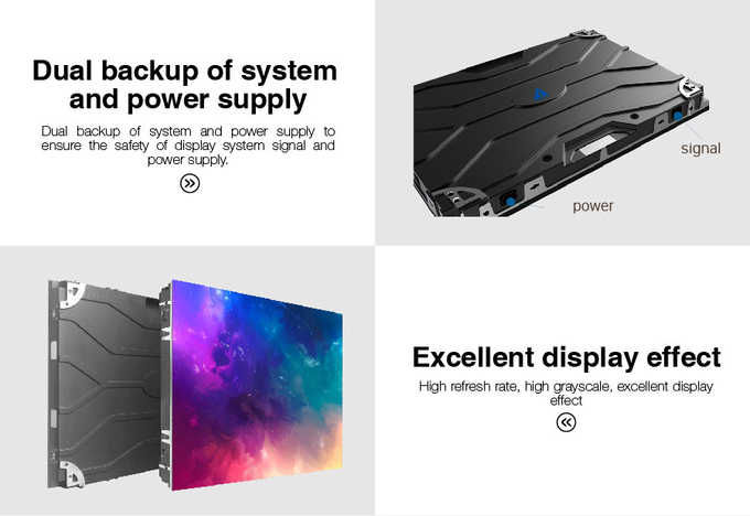 1200 Nits High Brightness LED Display P4 64x32 RGB Led Matrix Screen 3