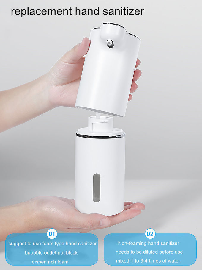 300ML Infrared Sensor Automatic Soap Dispenser ABS 800mAh White