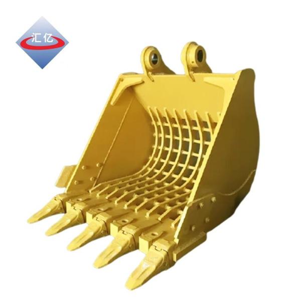 Wearable 0.1m3 Mini Excavator Skeleton Bucket Excavator Sieve Bucket 52 HRC