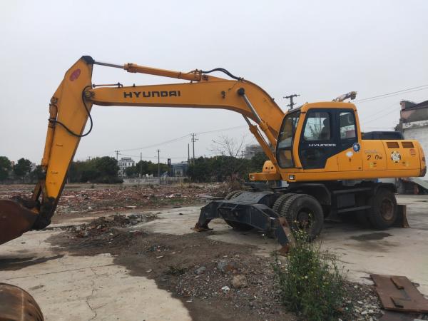 Used Hyundai R200W Wheel Excavator Original Paint for Sale, Secondhand Hyundai