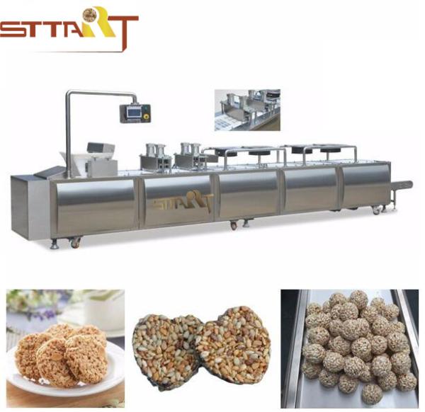 Siemens PLC Control Energy Bar Manufacturing Equipment / Cereal Bar Forming