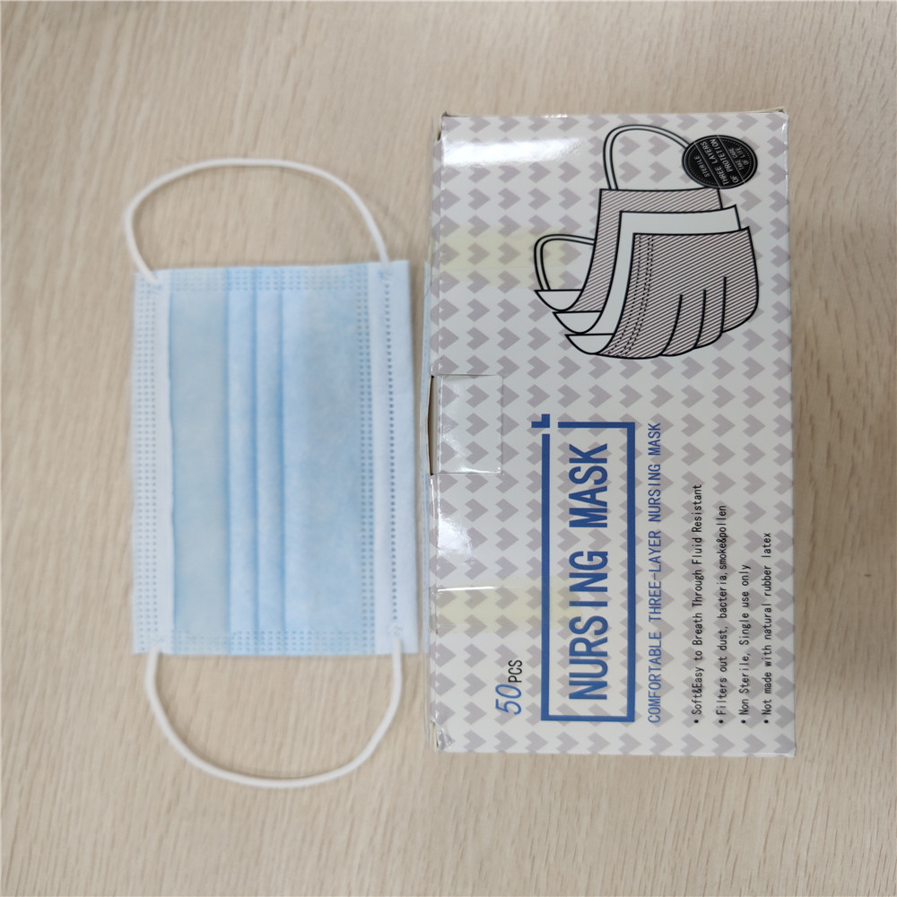 Filter Melt Blown Fabric Earloop Face Mask 17.5*9.5cm Size Easy To Carry