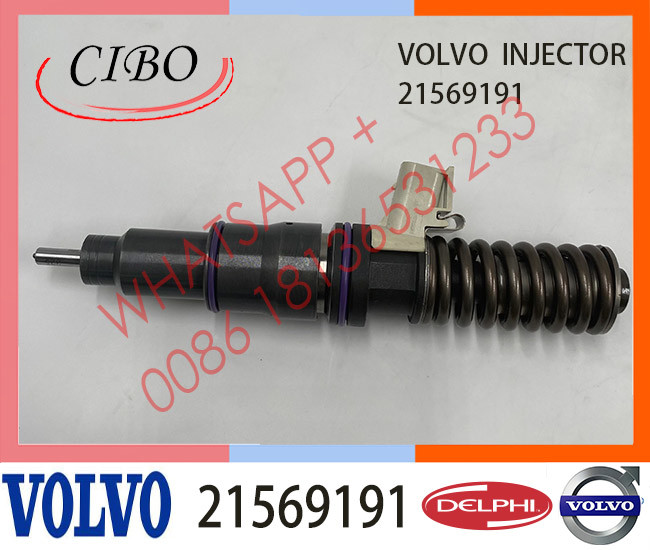 21569191 Diesel Engine Common Rail Fuel Injector for VOL Del-phi 20972225 BEBE4D16001 BEBE4N01001