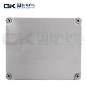 Screws White ABS Junction Box Dustproof Performance With Polycarbonate Coating