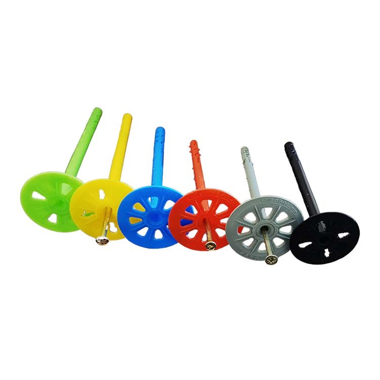 Heat Preservation Plastic Insulation Anchors For Sand Lime Bricks / Concrete