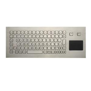 85 Keys Washable Ruggedized Keyboard , Stainless Steel Keyboard With Touchpad Manufactures