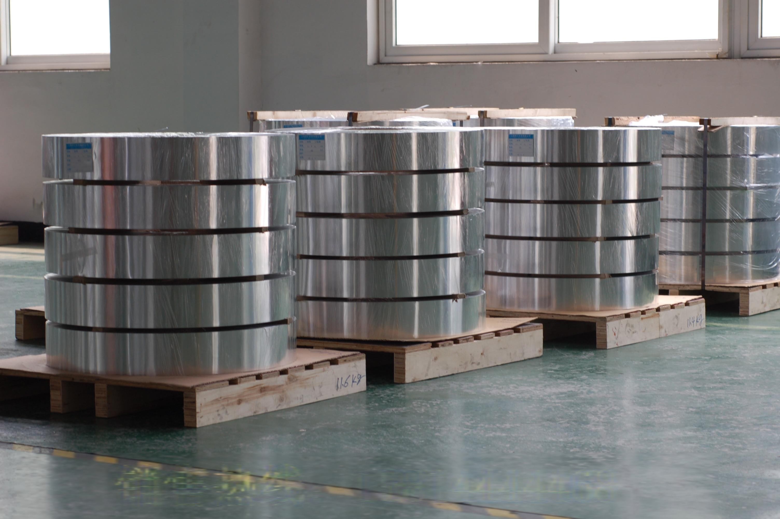 1100-H14 3105 6061-0 5754 Aluminum Coil Roll 14 Inch ASTM-B209 EN573-1