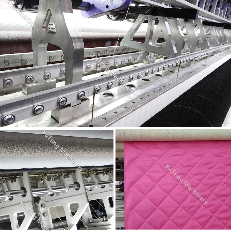 8KW Computerized Multi Needle Quilting Machine For Bedding Seats Covers