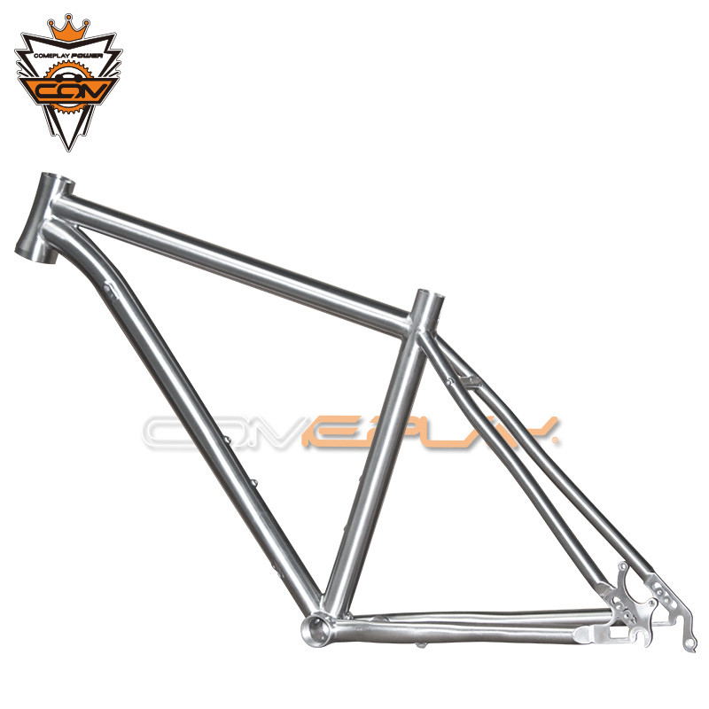 Aerospace Ultra Light Titanium Bike Frame Corrosion Resistance 31.8mm Diameter