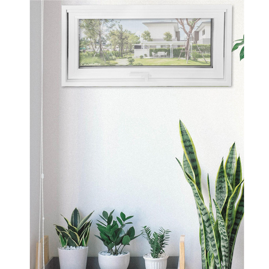WEIKA UPVC Custom Double Glass Aluminum Hopper Window Price Per Square Meter
