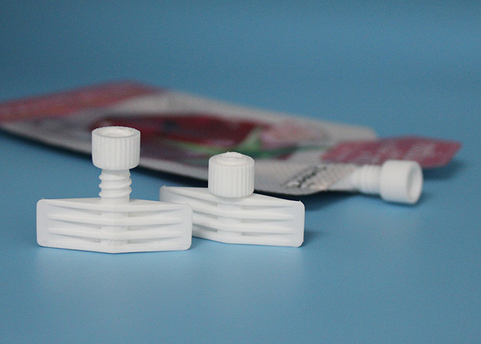 PE Material Twist Off Spout Cap For Beauty Products Package 4.5mm Inner Diameter
