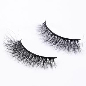 Handmade 3d Synthetic Lashes , Natural Soft Faux Mink Lashes Bulk
