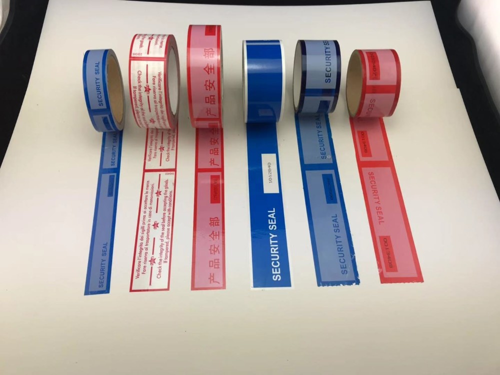 Full Transfer Tamper Evident Void Security Packaging Tape