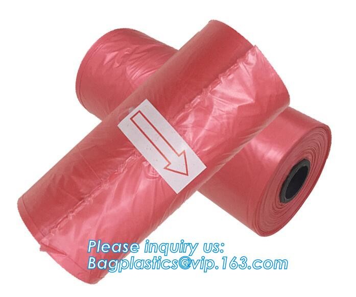 plastic t-shirt shape bag/ diaper sack bag with powder scent, biodegradable custom baby disposable diaper nappy bag, pac