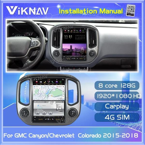 For 2015-2018 Chevrolet Colorado GMC Canyon 12.1 Inch Stereo 128G Navigation GPS