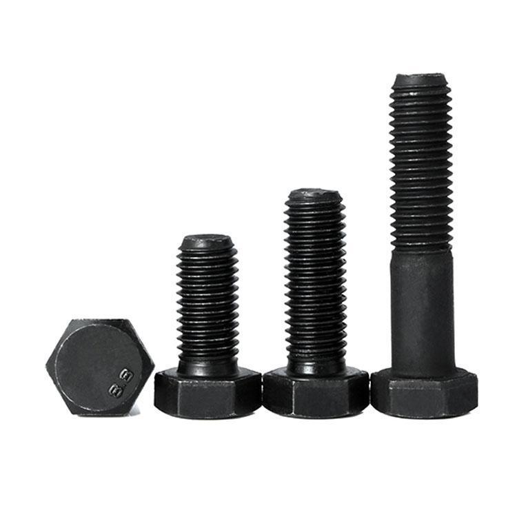 M6 M8 High Strength DIN931 DIN933 Grade 4.8 8.8 10.9 12.9 Hex Head Bolt And Nut