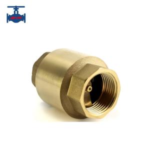  Female Threaded Lift Type Check Valve Brass For Vertical Pipeline Manufactures