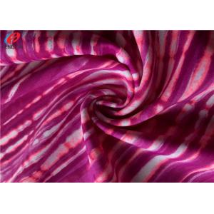 Antistatic Lycra Stripe Printed Nylon Spandex Fabric Bikini Fabric