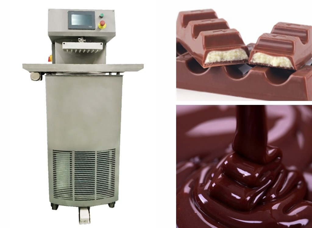 Chocolate Bar 304SS 24kg Chocolate Making Machine