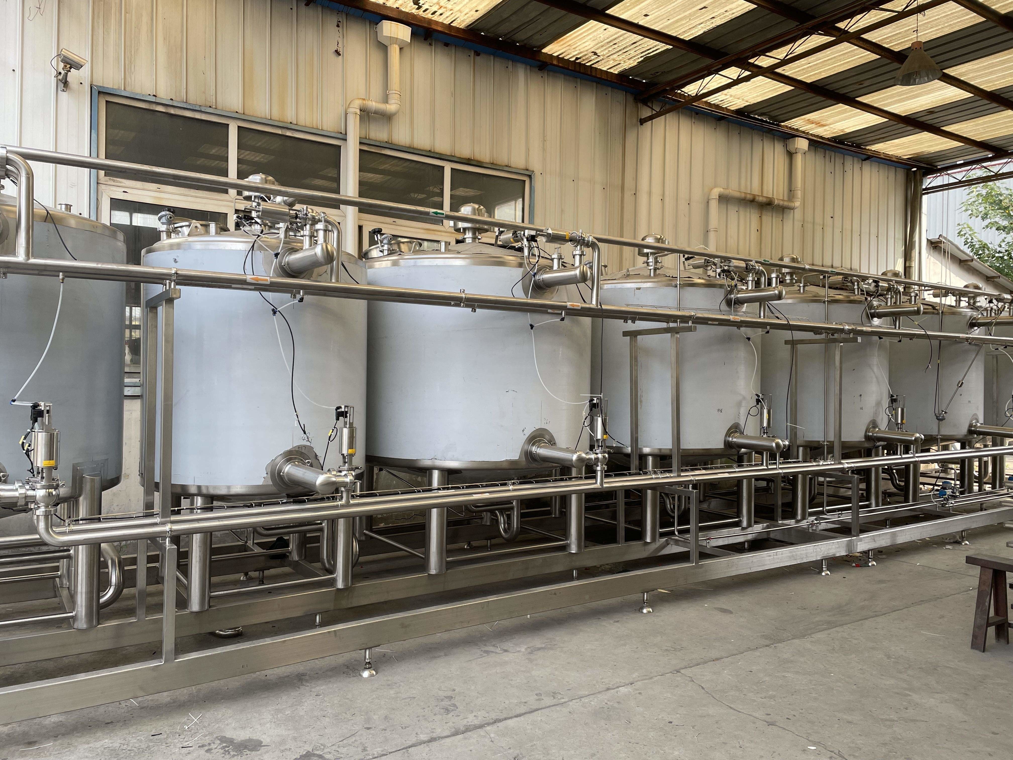 Small Scale Dairy Processing Machine 500L Yogurt Production Line