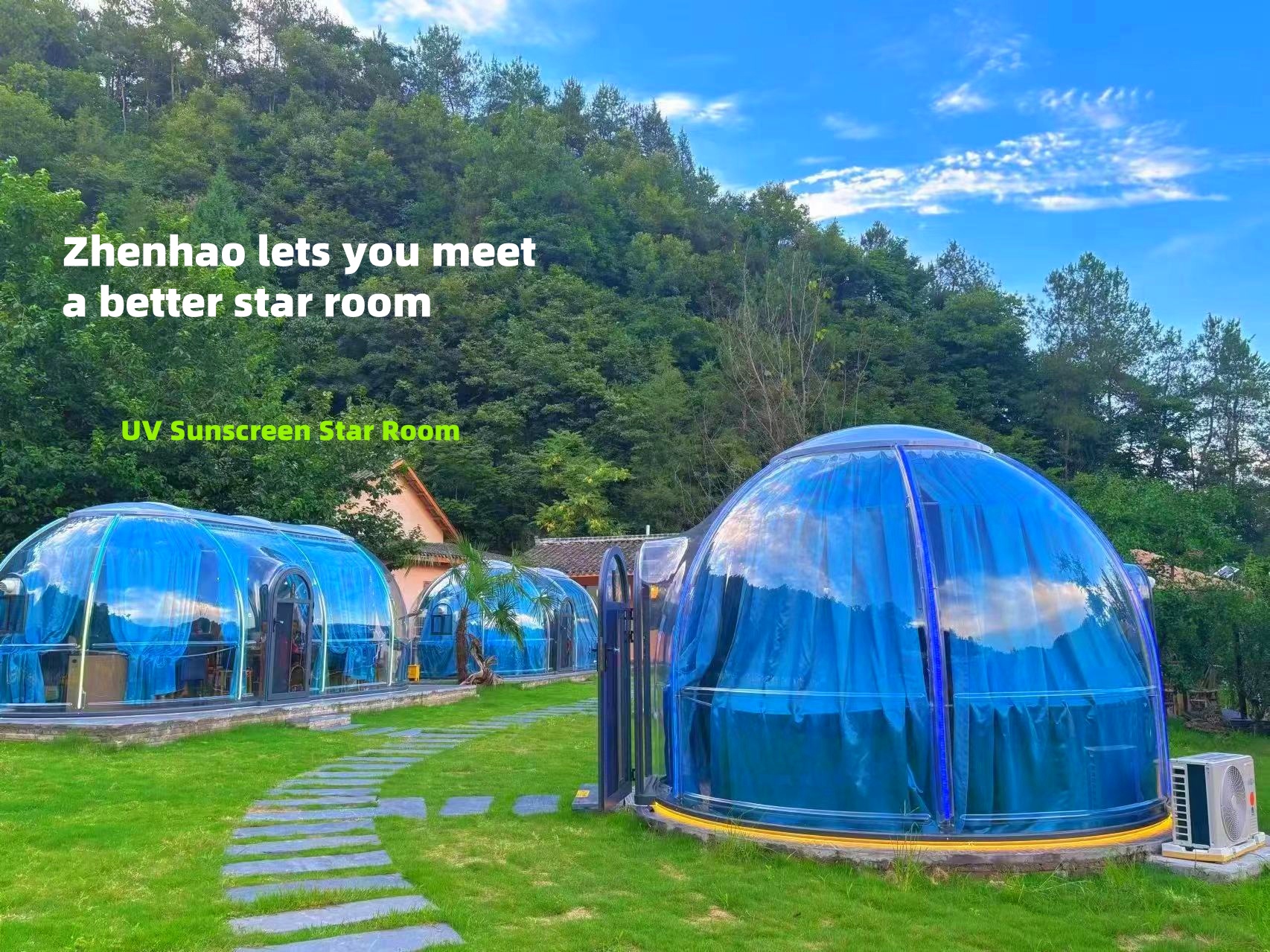 Luxury Bubble Tent Outdoor Glamping Pod Party Dome Tent Clear PC Resort House For Sale