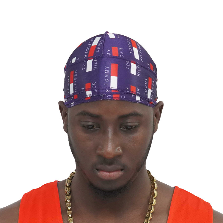 Silk Designer Durag With Custom Logo Silky Designer Bonnet Silky Designer Headband