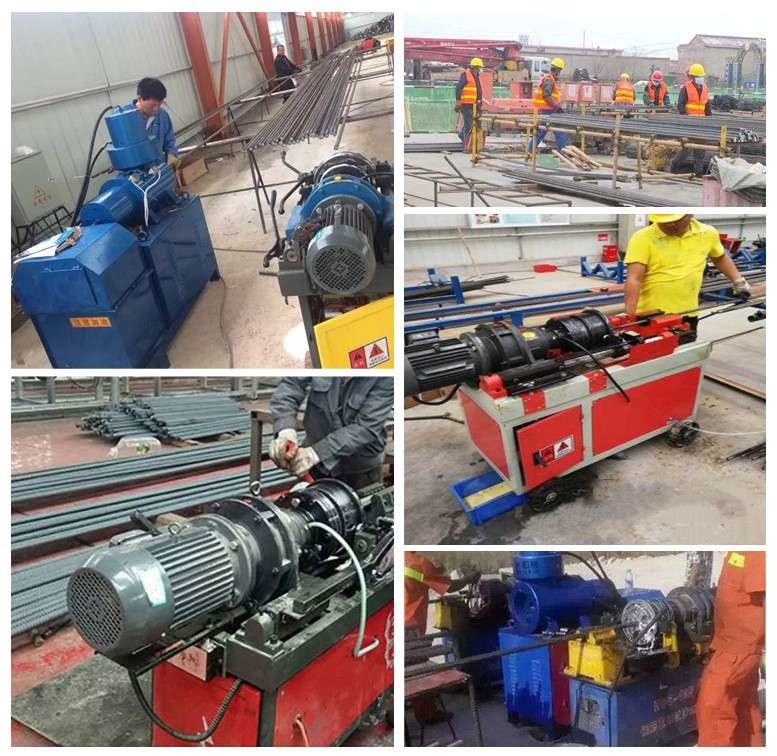 40-62r/Min 90mm Automatic Thread Rolling Machine Construction Electric Rebar