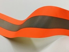 high visibility fluorescent color OXford tape for clothings safety wear