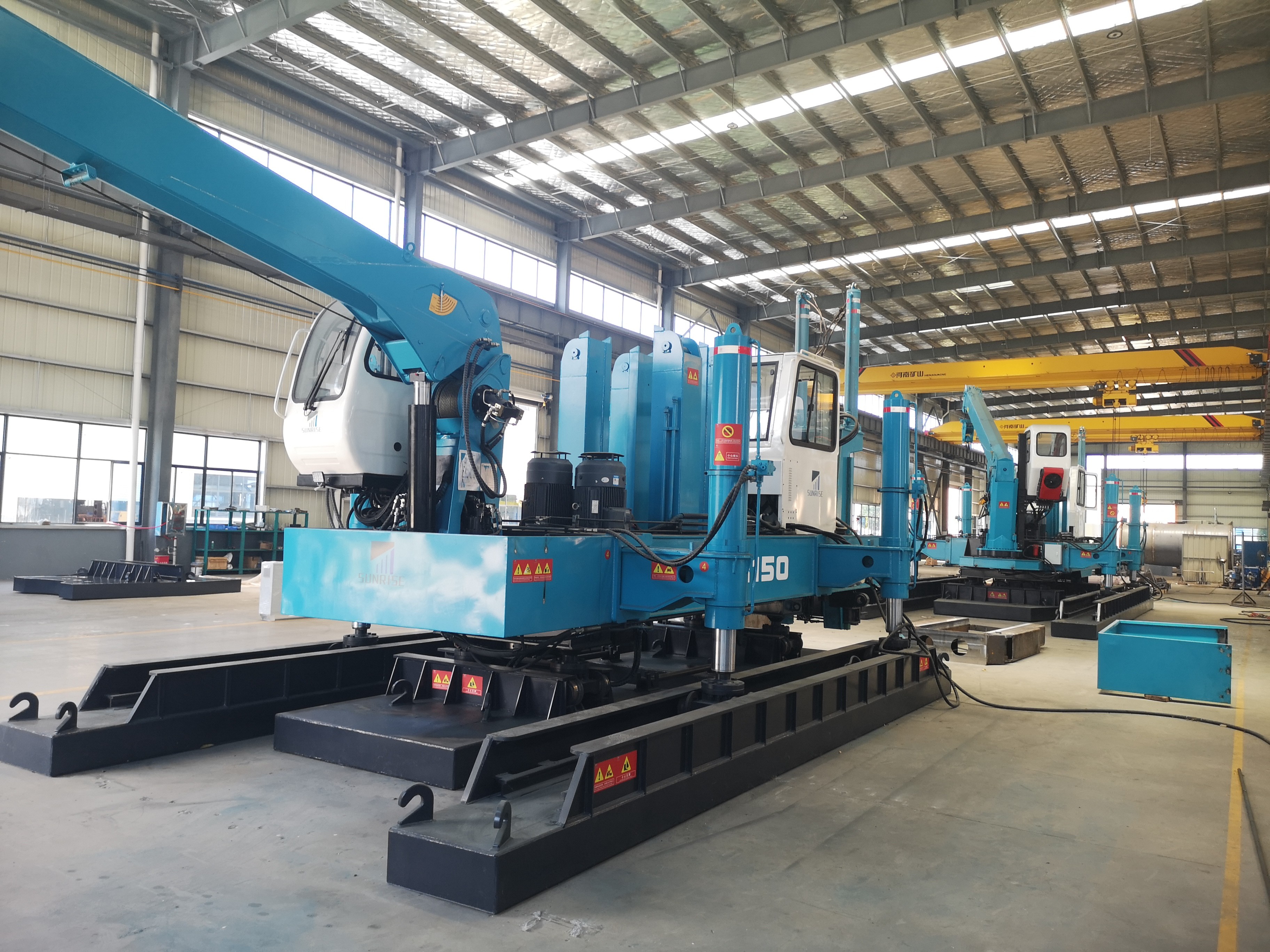 Hydraulic Static Pile Press for Metal Construction Maximum Hoisting Length 14m JZSR15