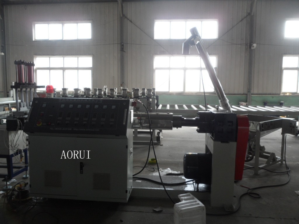 Single Screw Double Stage PE Plastic Pelletizing Machine with PLC Control System