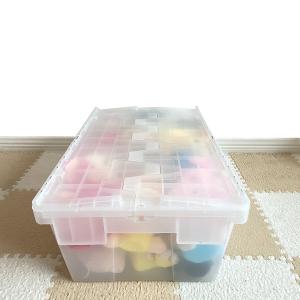 Durable Stackable Plastic Nesting Crate with Attached Lid External Size 600*400
