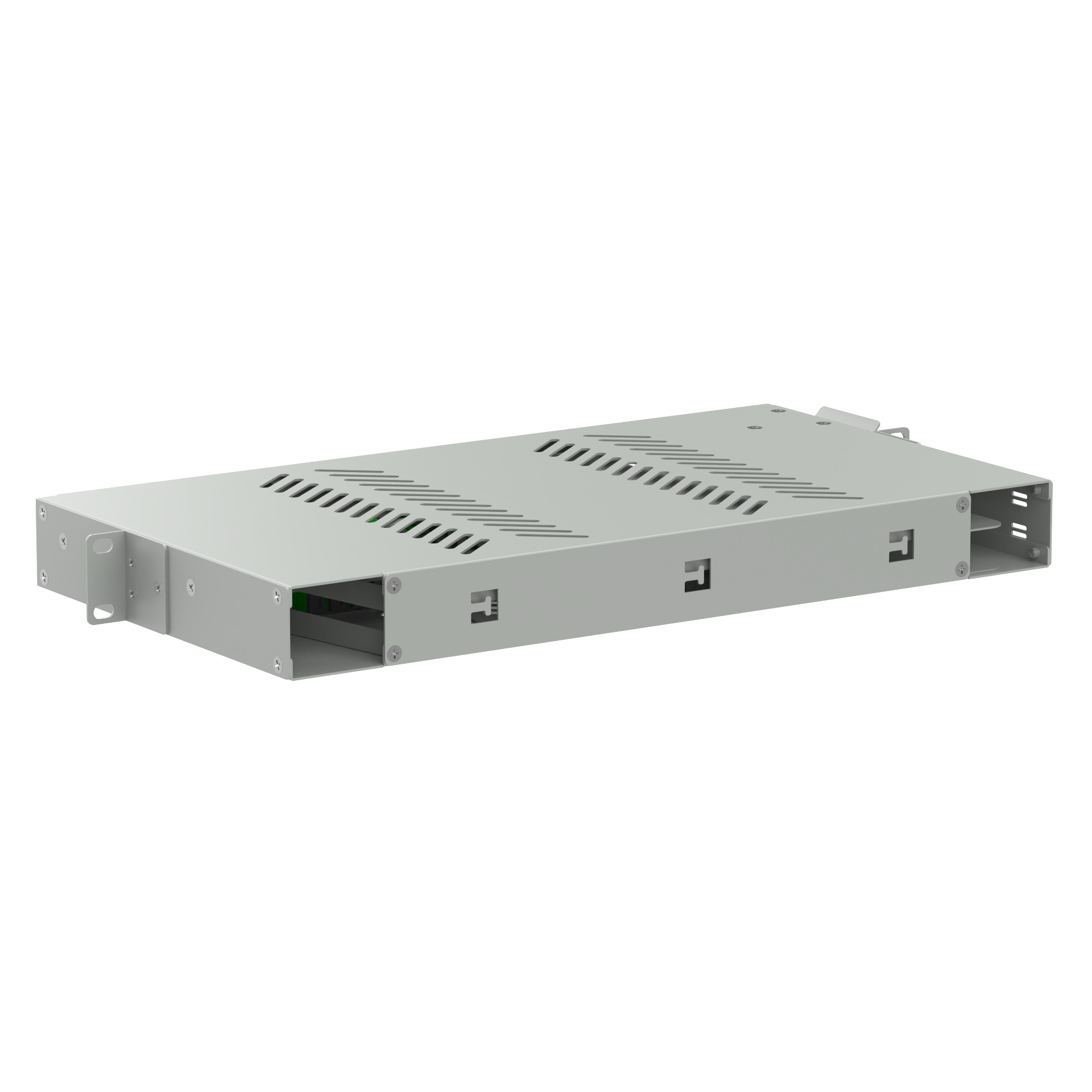 Data Center Optimal 24 Ports 19 Inch Swing Type SC UPC Fiber Optic Patch Panel Sub ODF