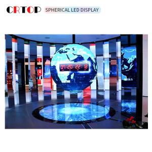 P3mm 800cd Creative LED Display Screen Diameter 1m Spherical Shape